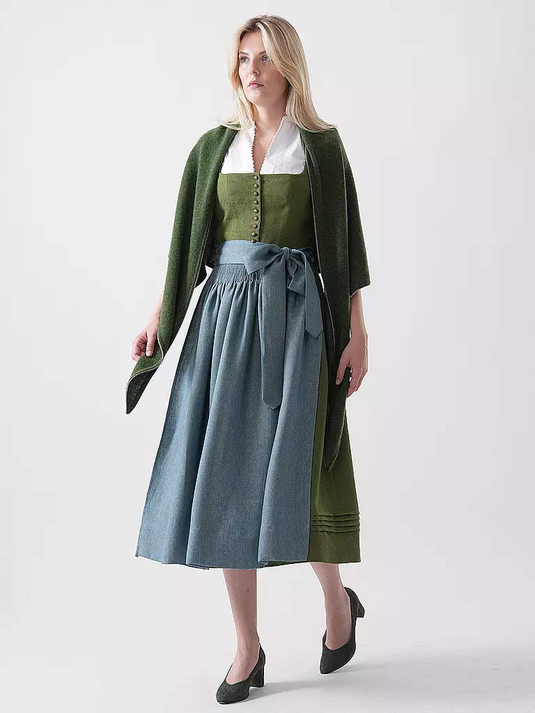 STAPF | Capa - Poncho BIBI | Verde oscuro