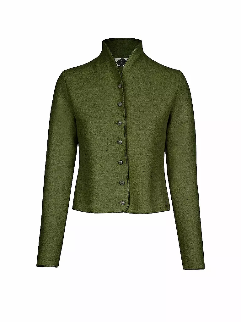STAPF | Chaqueta de punto tradicional BRUNA | Oliva