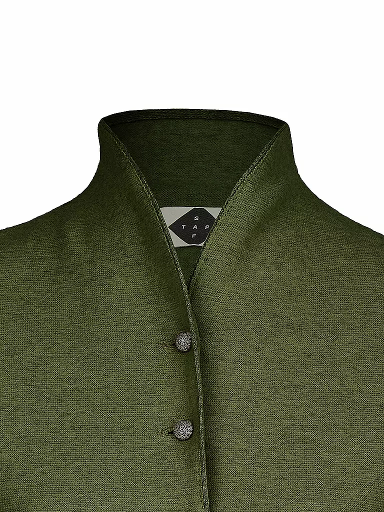 STAPF | Chaqueta de punto tradicional BRUNA | Oliva