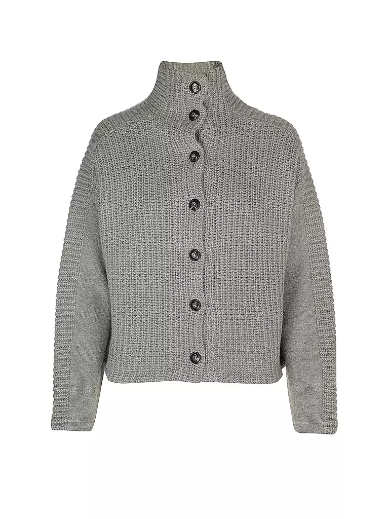 STAPF | Chaqueta de punto tradicional corte holgado CATERINA | Gris