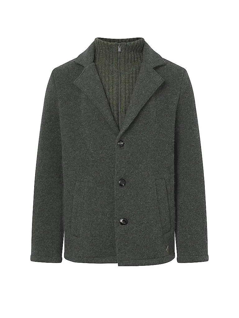 STAPF | Chaqueta HOLGER | Verde oscuro