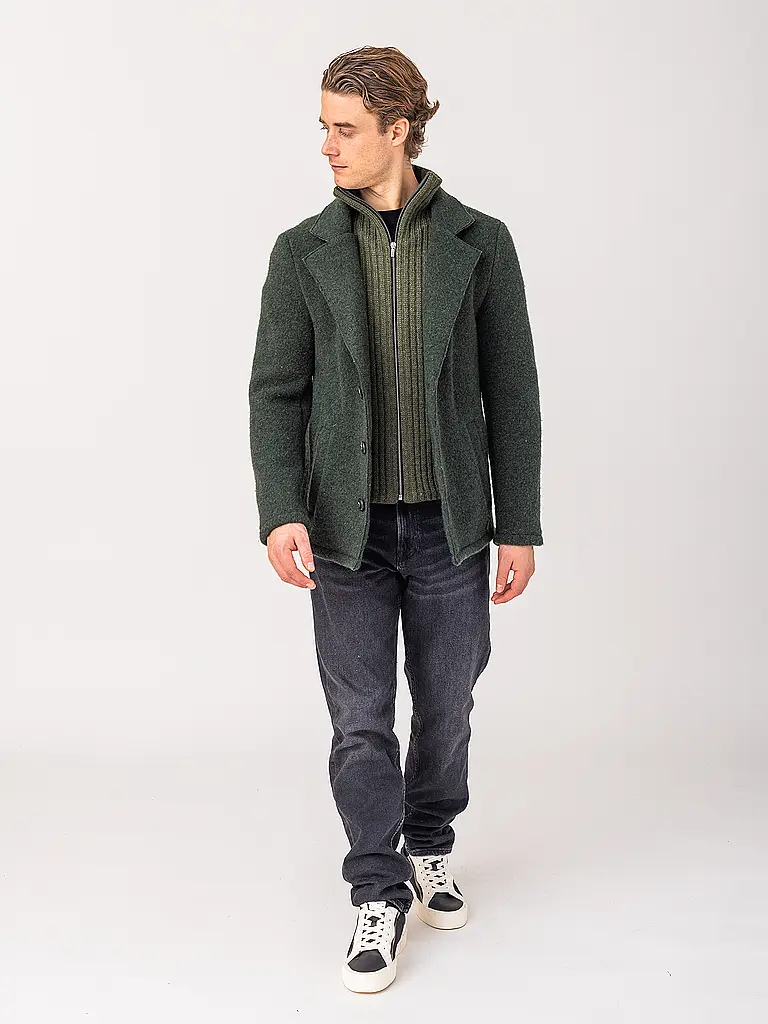 STAPF | Chaqueta HOLGER | Verde oscuro