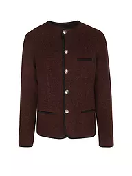 STAPF | Chaqueta tradicional corte relajado BRUNHARD | Rojo oscuro