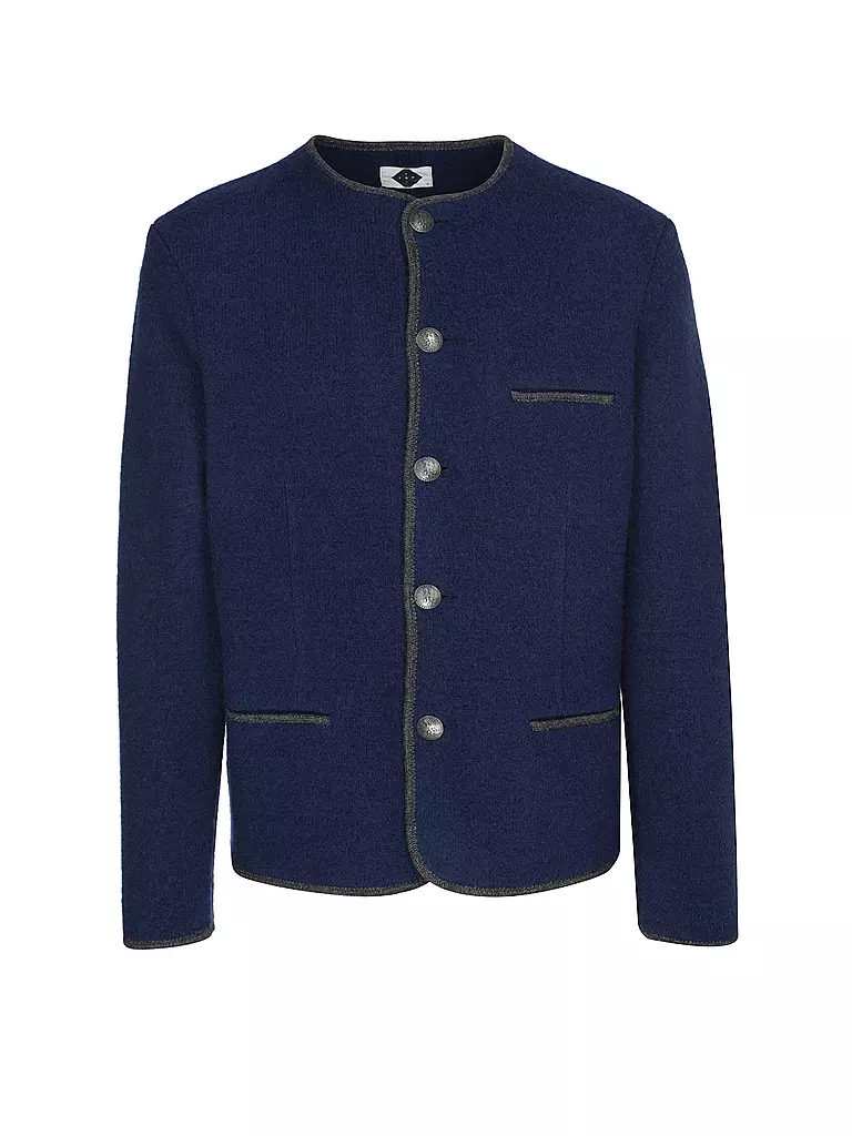STAPF | Chaqueta tradicional corte relajado BRUNHARD | Azul oscuro