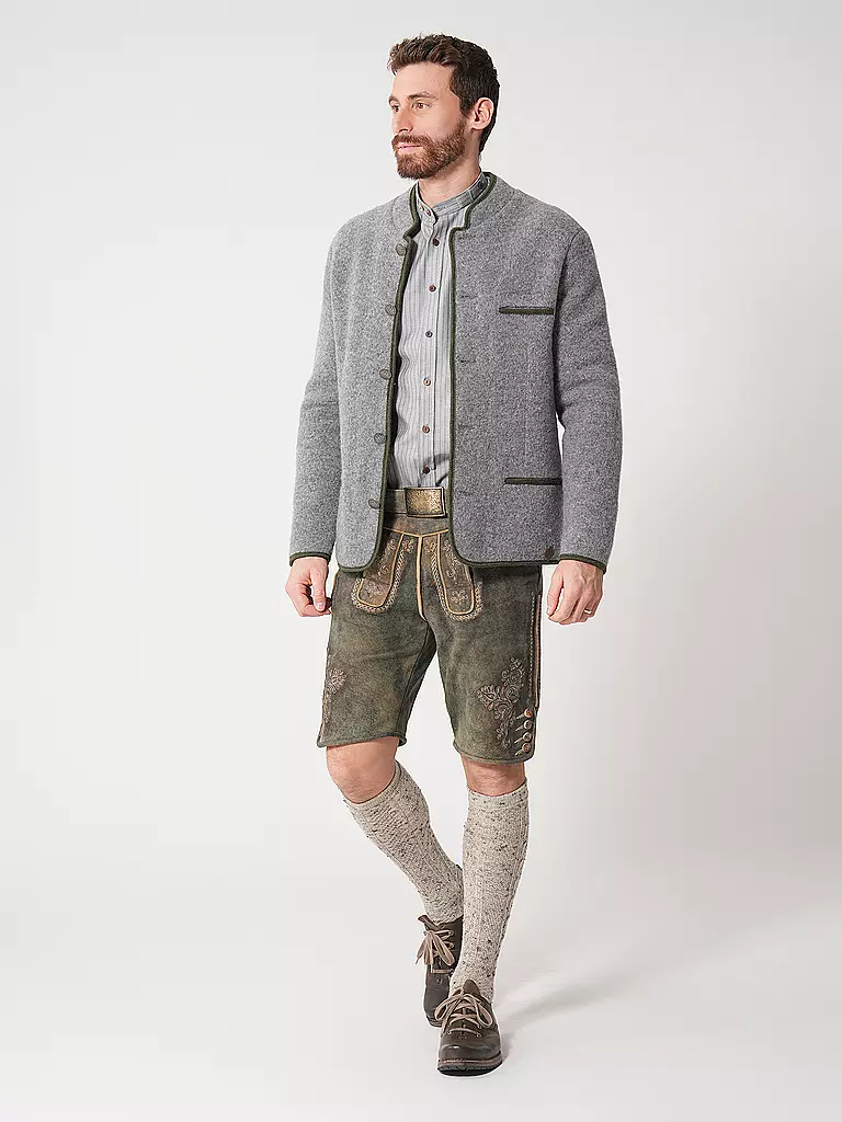 STAPF | Trachtenjacke  HERMANN | Gris
