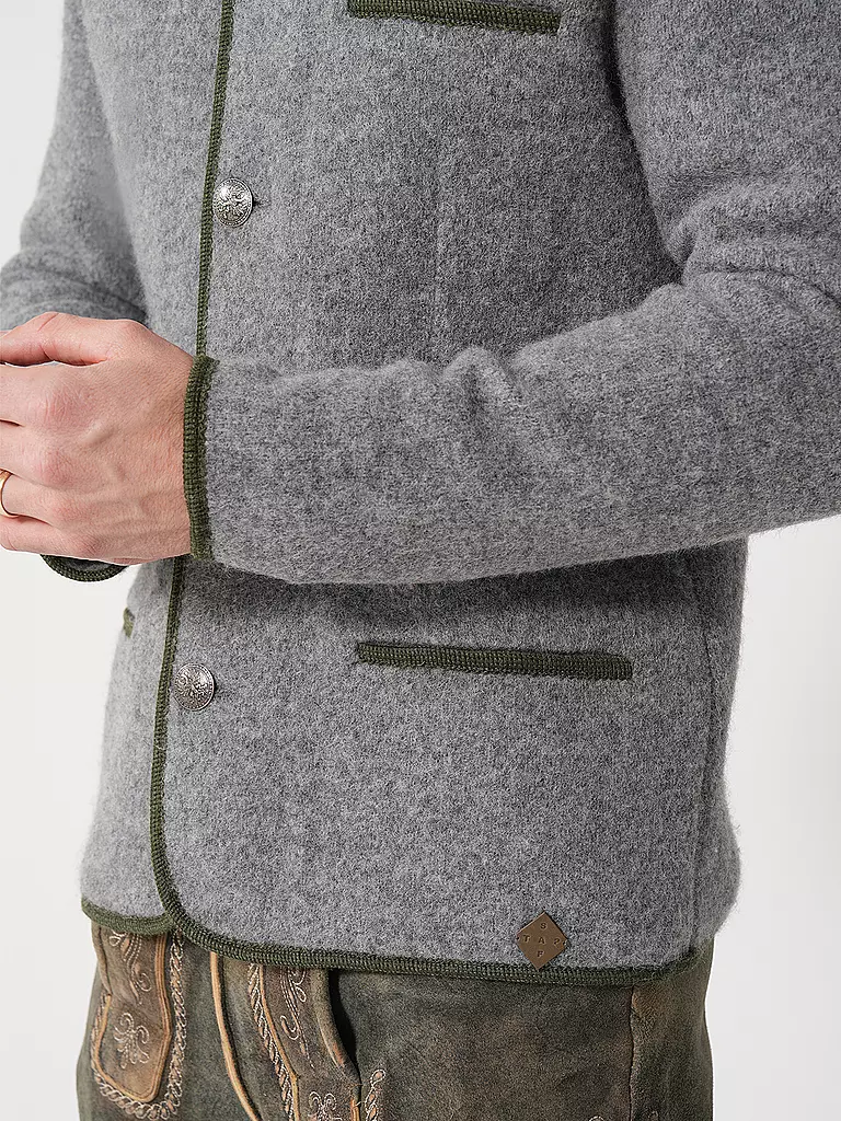 STAPF | Trachtenjacke  HERMANN | Gris