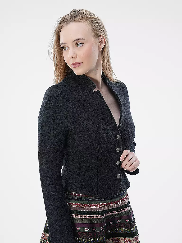 STAPF | Trachtenstrickjacke BRUNA | Gris