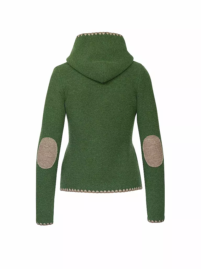 STAPF | Trachtenstrickjacke Tailored Fit LOREA | Verde