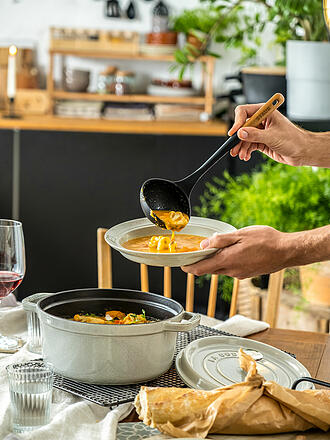 STAUB | Cucharón para sopa 31 cm Acacia / Silicona