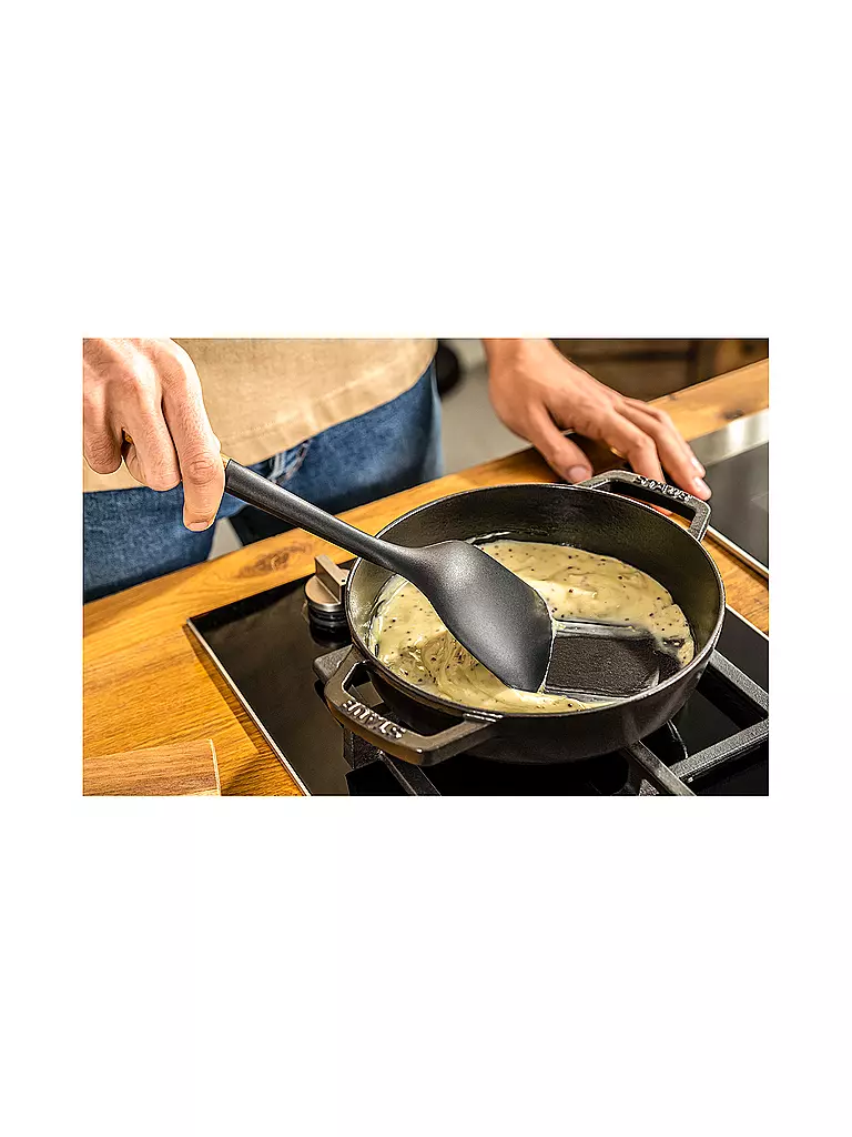 STAUB | Espátula para wok de 31 cm de acacia / silicona |