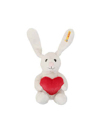 STEIFF | Peluche HOPPIE HASE LOVE 16cm Gris claro
