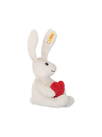 STEIFF | Peluche HOPPIE HASE LOVE 16cm Gris claro