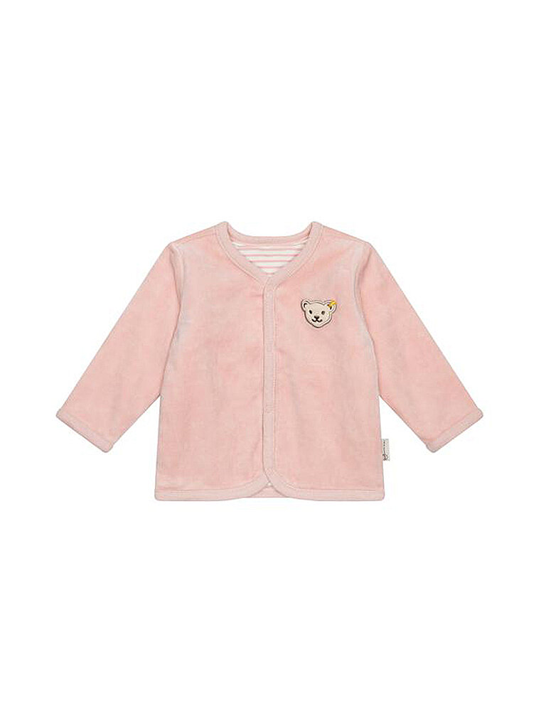Steiff Chaqueta reversible para bebé rosa