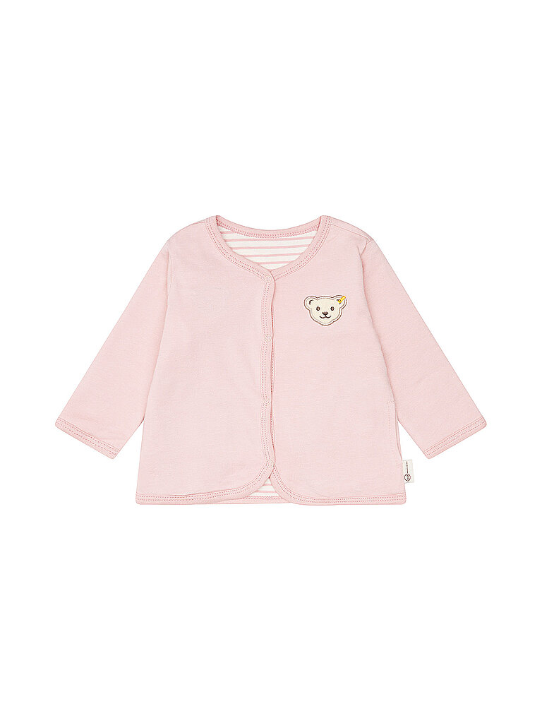 Steiff Chaqueta reversible para bebé rosa
