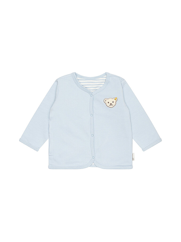 Steiff Chaqueta reversible para bebé azul claro