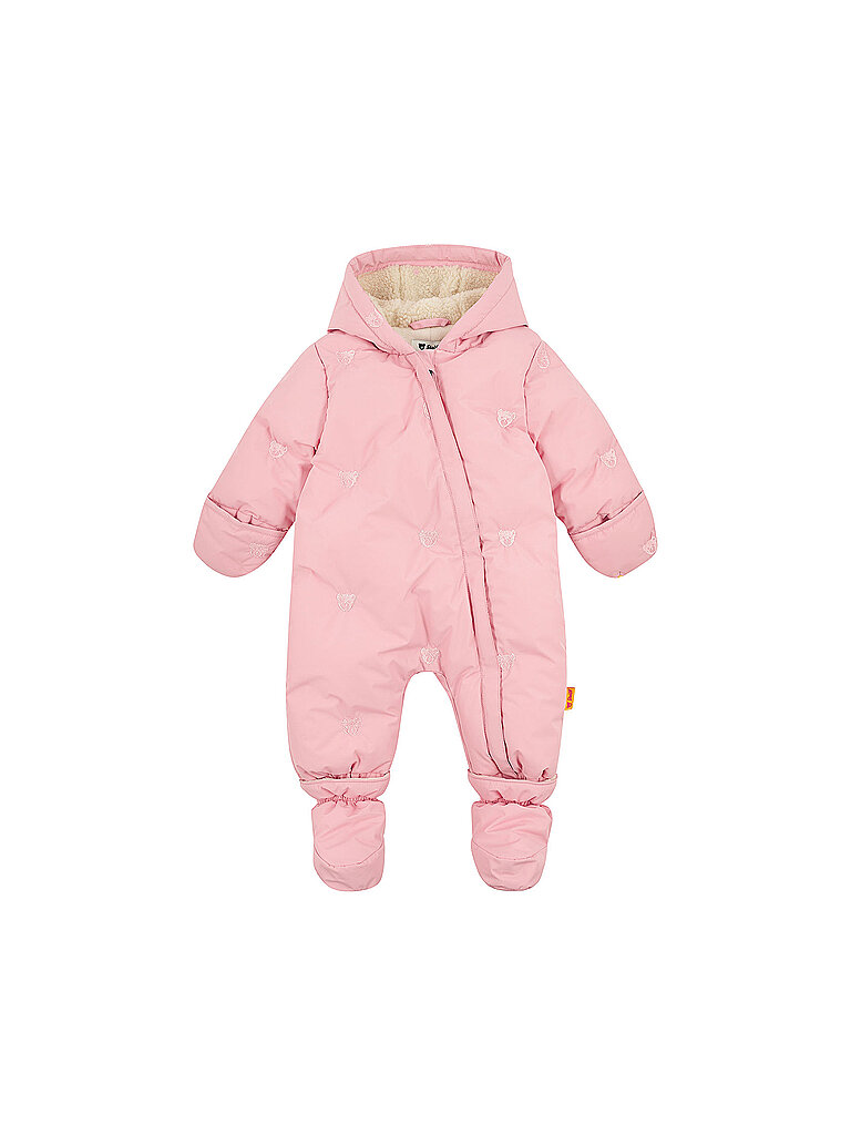 Steiff Mono de nieve para bebé rosa