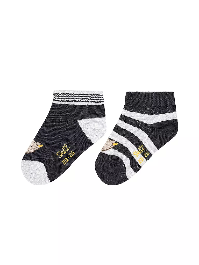 STEIFF | Calcetines de bebé, paquete de 2, azul marino | 