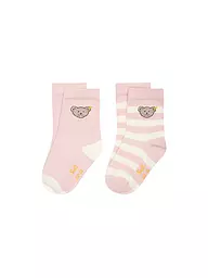STEIFF | Calcetines de bebé, paquete de 2, rosa | Rosa