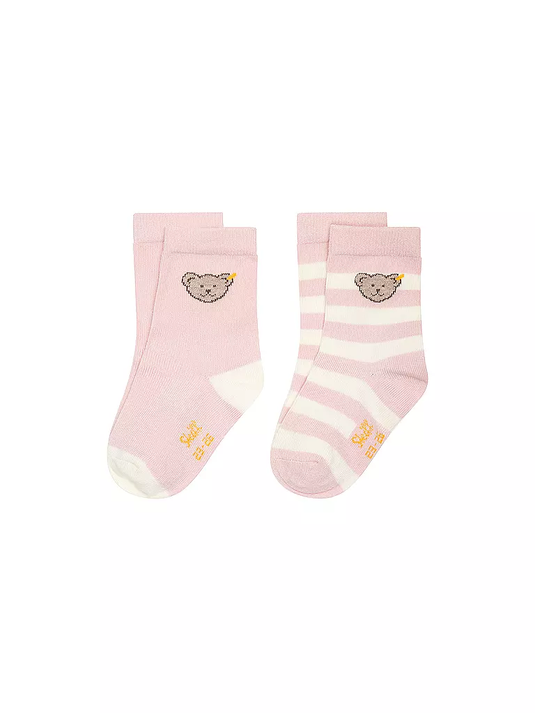 STEIFF | Calcetines de bebé, paquete de 2, rosa | Rosa