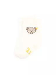 STEIFF | Calcetines de bebé rosa plateado | Blanco