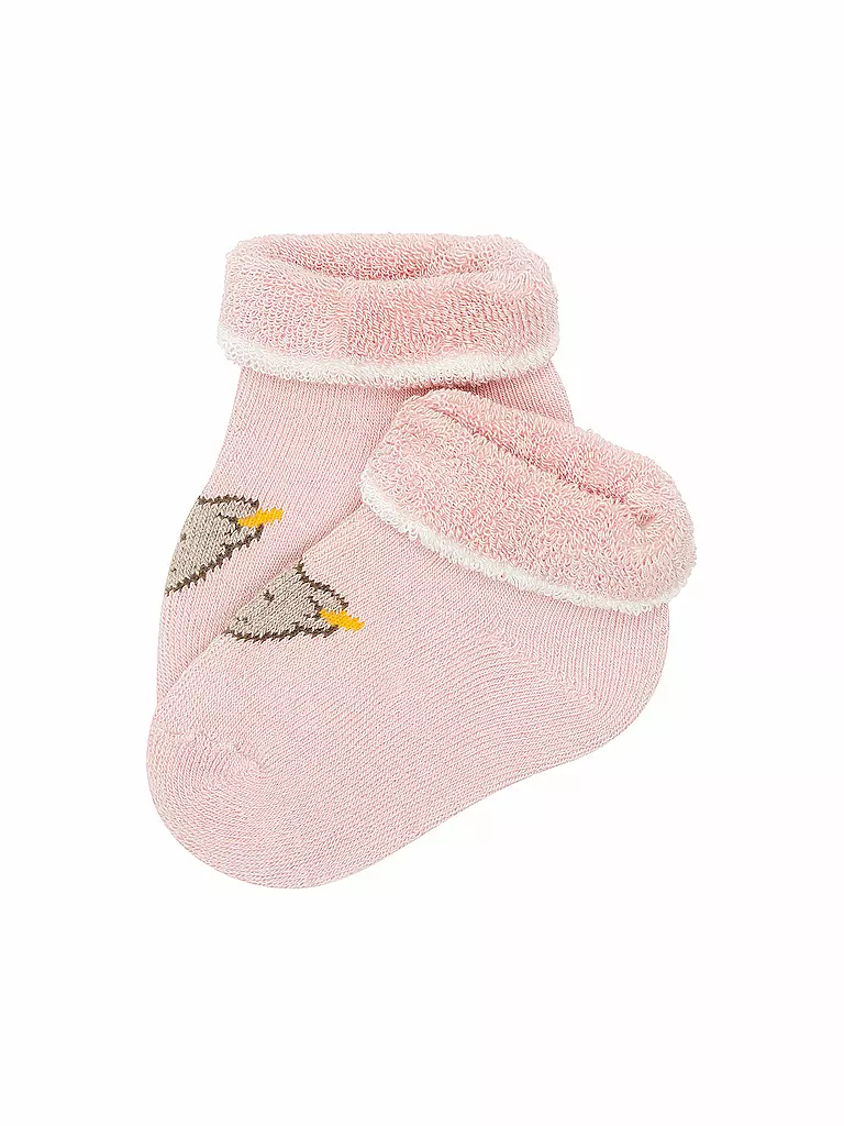 STEIFF | Calcetines de bebé rosa plateado | Rosa