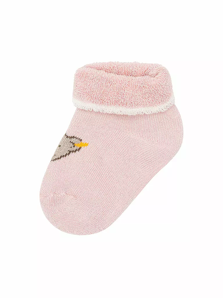 STEIFF | Calcetines de bebé rosa plateado | 