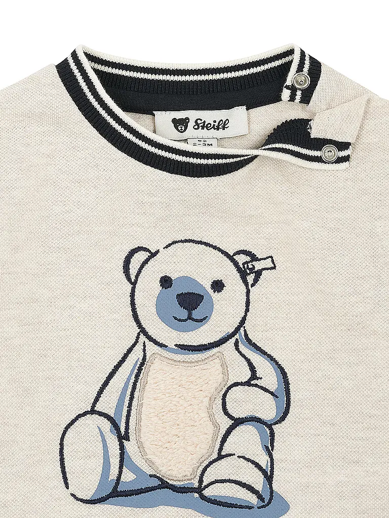 STEIFF | Camiseta de manga larga para bebé | Crema
