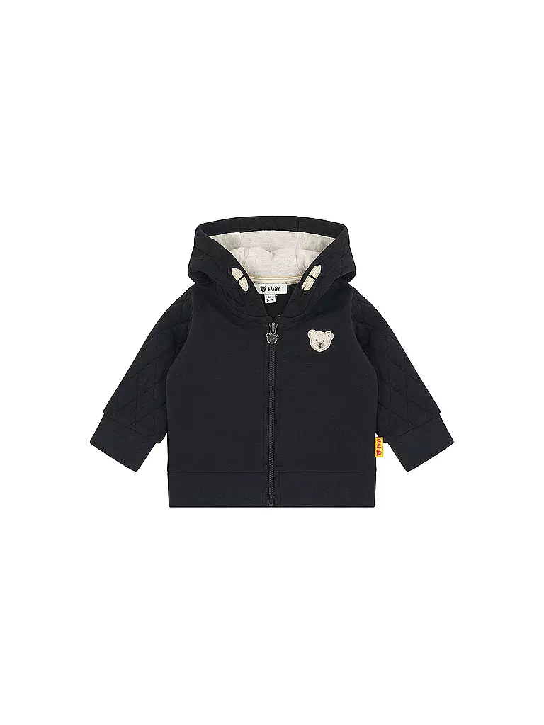 STEIFF | Chaqueta de felpa para bebé | Azul oscuro