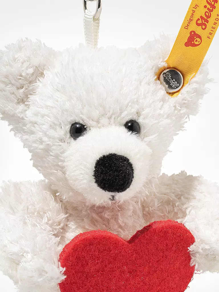STEIFF | Colgante Osito de Peluche LOTTE Blanco | 
