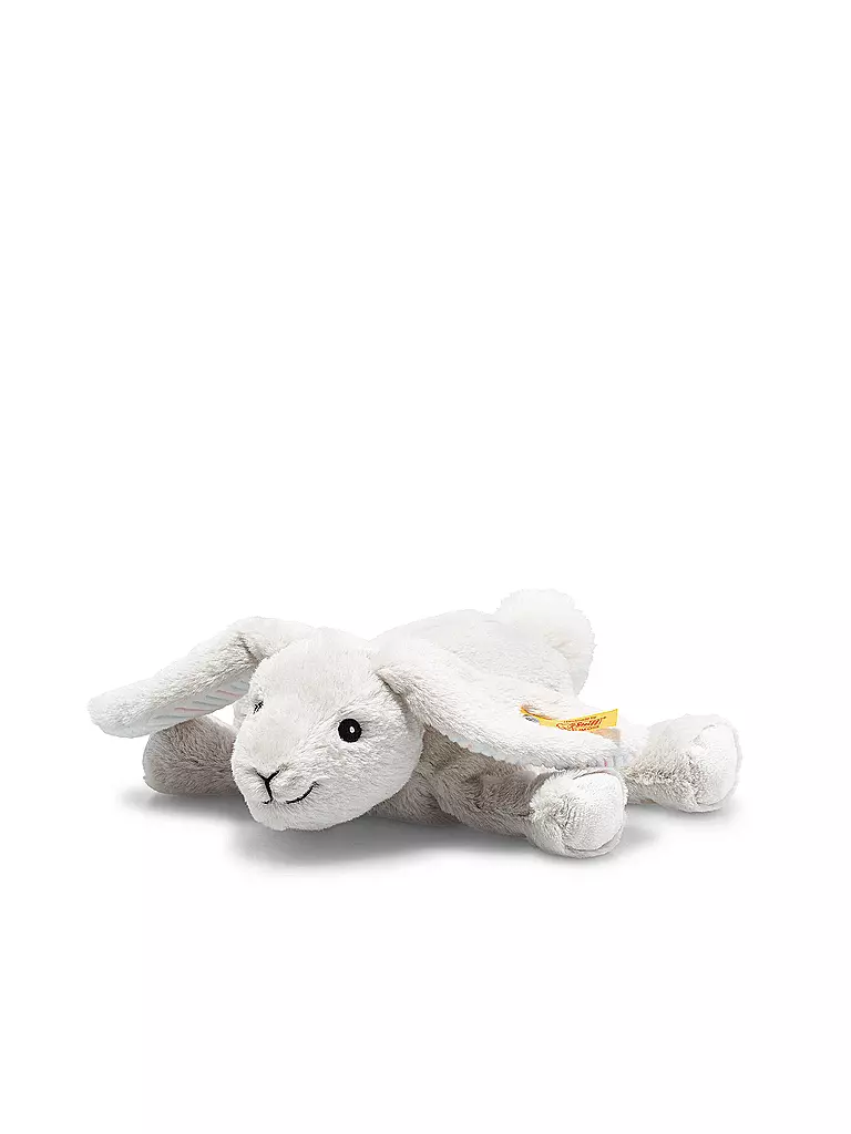 STEIFF | Conejo tumbado FLOPPY HOPPEL 20cm | Gris claro