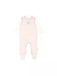 STEIFF | Conjunto de bebé, pelele y camiseta | Rosa