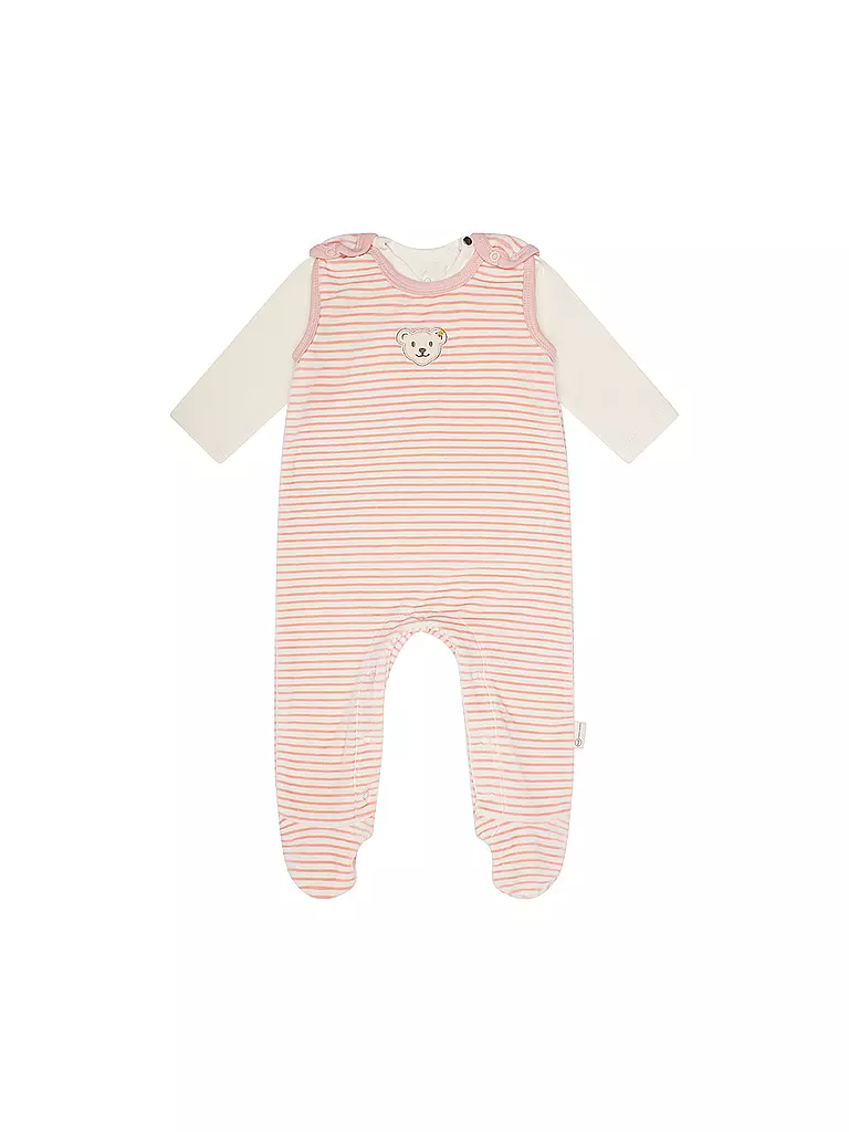 STEIFF | Conjunto de pelele para bebé de 2 piezas | rosa