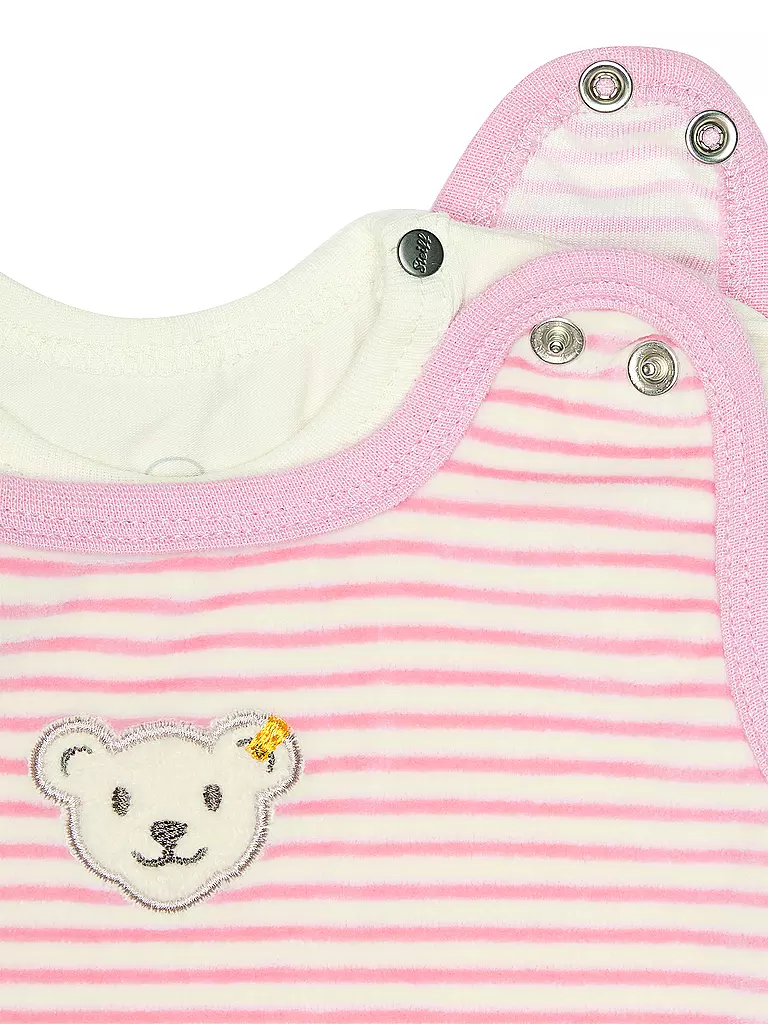 STEIFF | Conjunto de pelele para bebé de 2 piezas | rosa