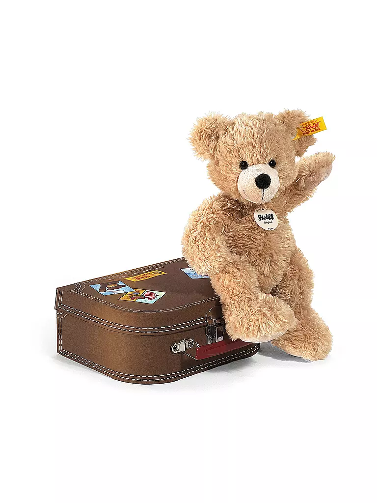 STEIFF | Fynn Oso de peluche en maleta beige 28cm | 