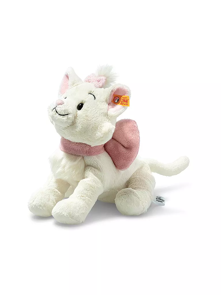 STEIFF | Gata Disney Originals Marie 24 cm | Blanco