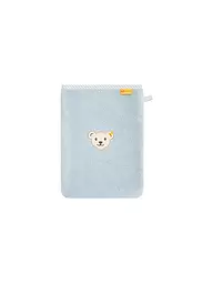 STEIFF | Manopla de baño para bebé | Azul claro