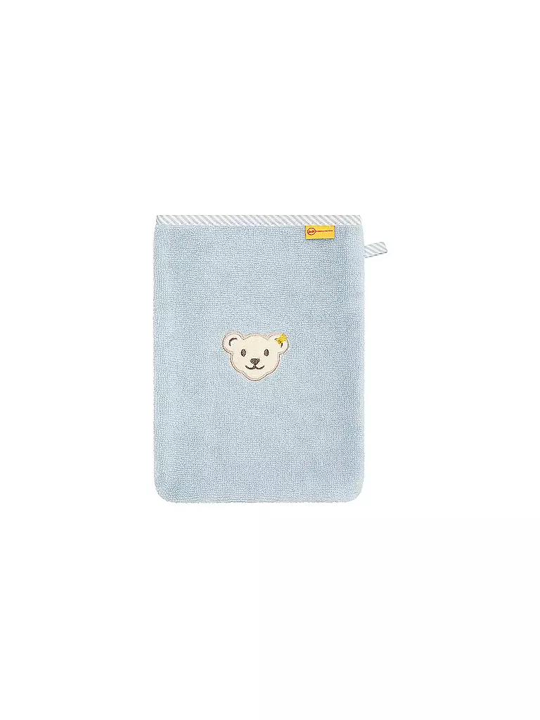 STEIFF | Manopla de baño para bebé | hellblau