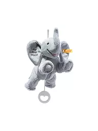 STEIFF | Mi primer Steiff Ellie Elefante Carrusel Musical 25cm | Gris