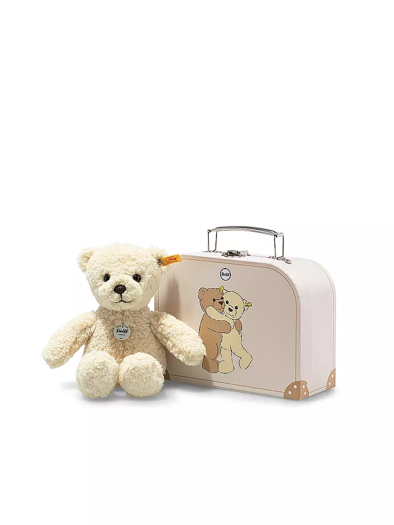 STEIFF | Mila Oso de peluche en maleta | Crema