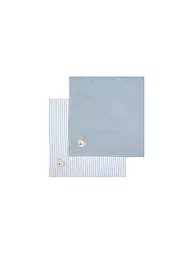 STEIFF | Paquete de 2 muselinas para bebé | Azul claro