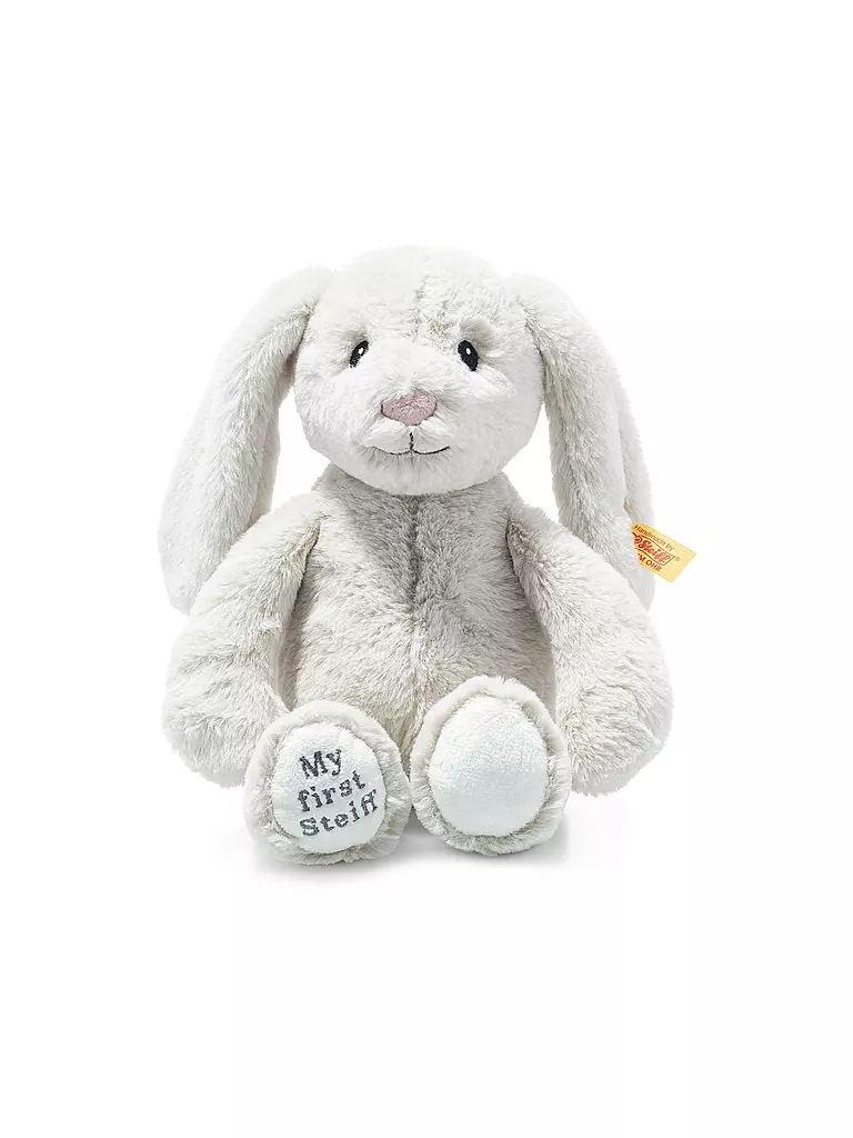 STEIFF | Peluche MY FIRST HOPPIE Conejo 26cm | Gris claro
