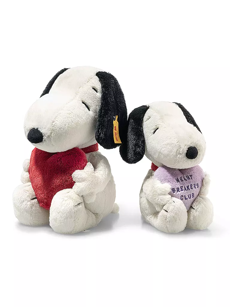 STEIFF | Peluche Snoopy Love 30cm | Blanco
