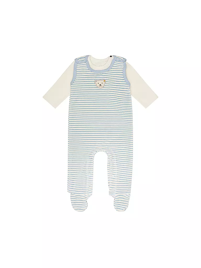 STEIFF | Set de pelele para bebé de 2 piezas | Azul claro