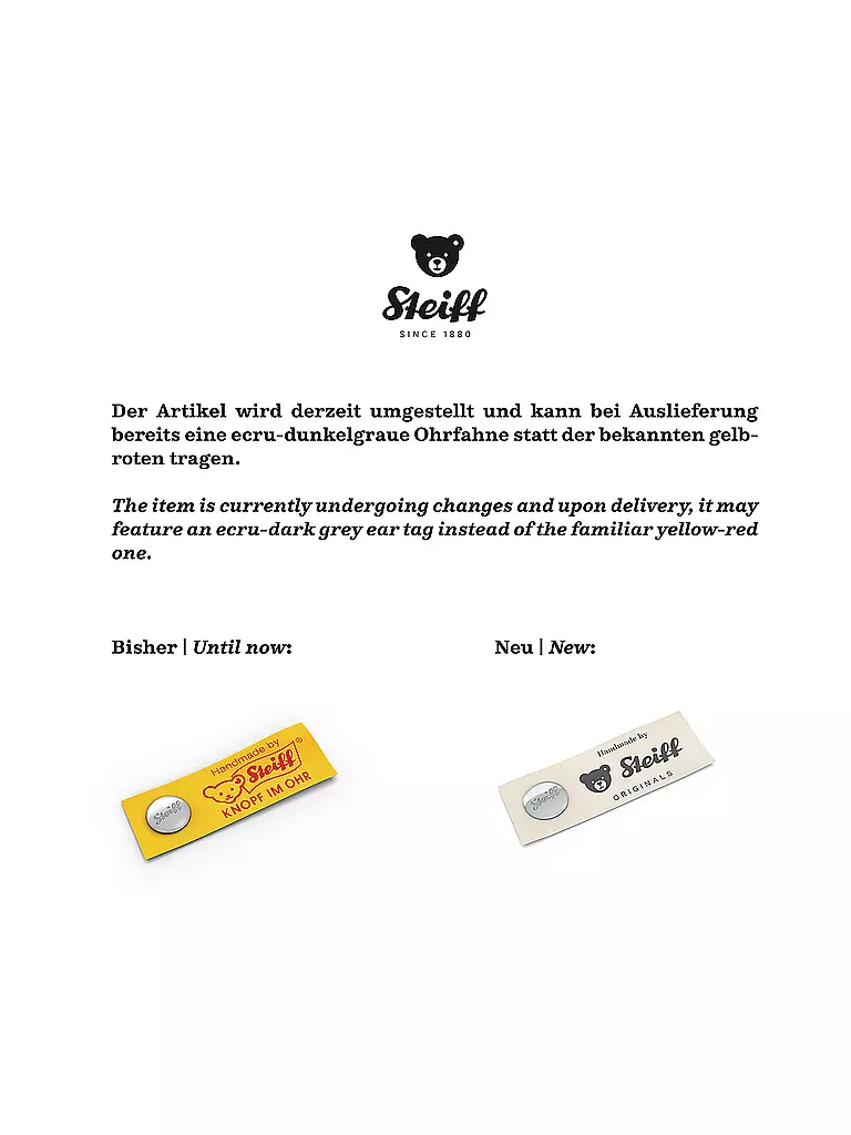 STEIFF | Starly Unicornio blandito 35cm blanco | Blanco