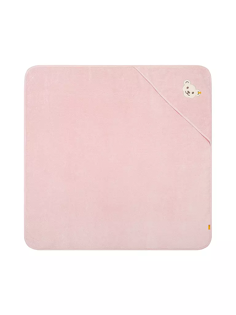 STEIFF | Toalla de baño con capucha | rosa