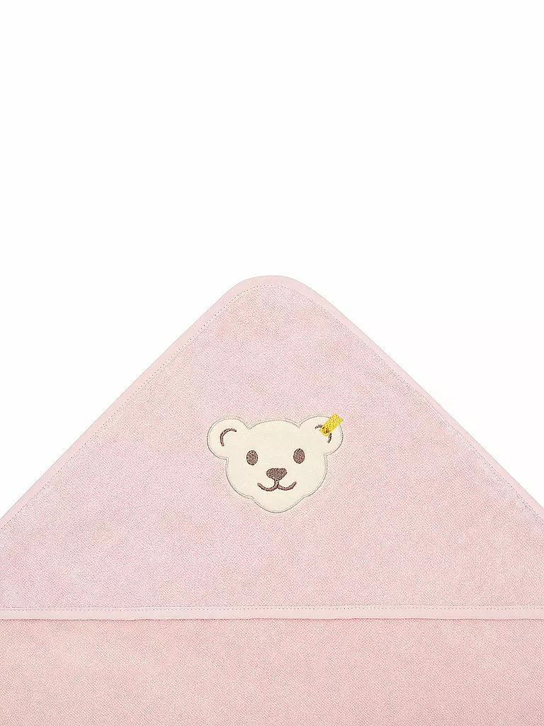 STEIFF | Toalla de baño con capucha | rosa