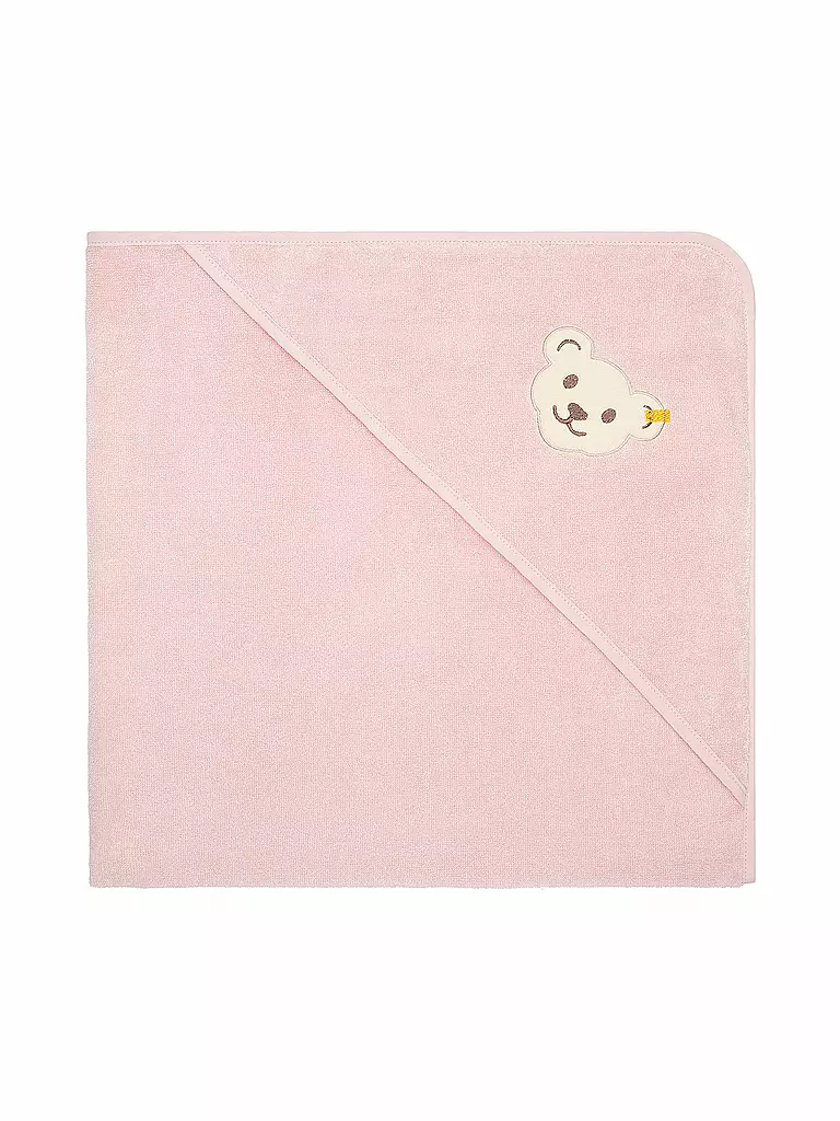 STEIFF | Toalla de baño con capucha | rosa