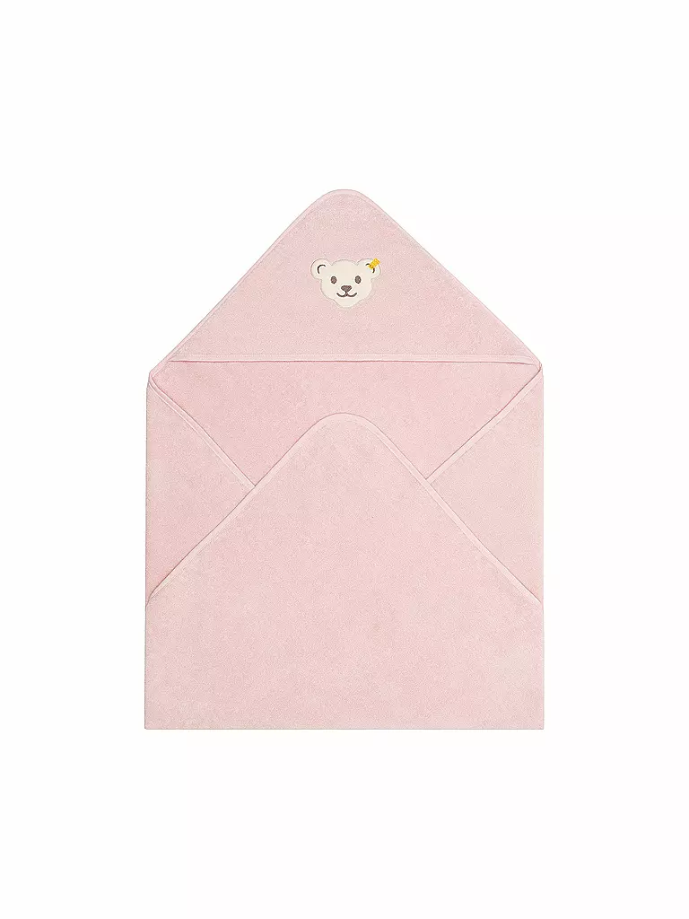 STEIFF | Toalla de baño con capucha | rosa