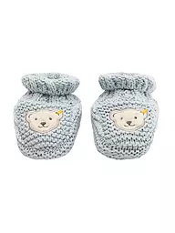 STEIFF | Zapatos de punto para bebé | Azul claro