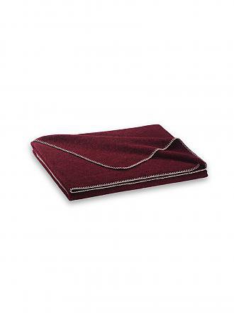 STEINER 1888 | Wolldecke "Alina" 150x190cm brombeer